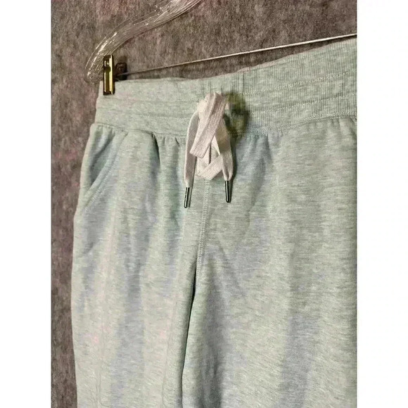 Koolaburra by UGG Essentials Cotton Jogger Pants Heather Green Small - Picture 2 of 6